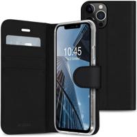 Accezz Wallet Case voor Apple iPhone 13 Pro Telefoonhoesje Zwart - thumbnail