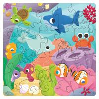 Onderwaterwereld - Houten puzzel - thumbnail