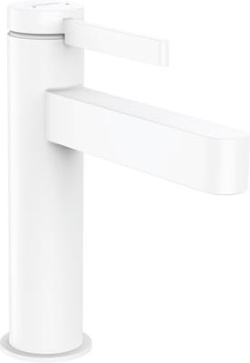 Hansgrohe Wastafelmengkraan Finoris Eengreeps 110 met Pop-up trekwaste Mat Wit