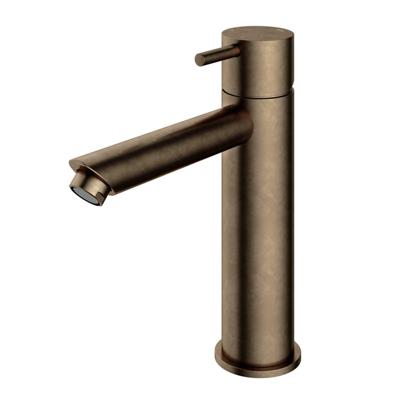 Wastafelmengkraan Hotbath Cobber 1-hendel Recht 21.6 cm Verouderd Messing Living Colours