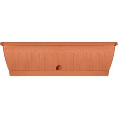 Jardiniere - GARDEN ID Terraflor - Terra 60 cm - Duurzaamheid - Waterreserve - Gerecycled en 100% recycleerbaar - Volume voor planten.