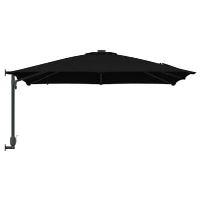 Tuinparasol Zwart 248.5 x 247.5 x 160 cm Stof Tuinparasol Zwart 248.5 x 247.5 x 160 cm Stof