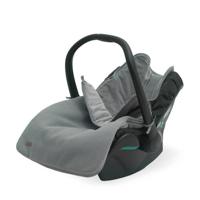 Jollein Voetenzak Brick fluweel stormgrijs - thumbnail