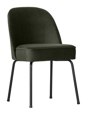 WOOOD Eetkamerstoel 'Vogue' Velvet, kleur Donkergroen