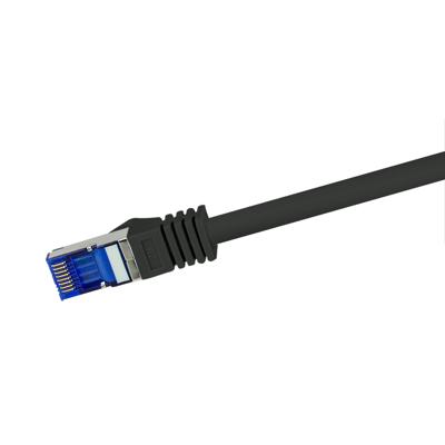 LogiLink C6A143S RJ45 Netwerkkabel, patchkabel CAT 6A S/FTP 50.00 m Zwart 1 stuk(s)