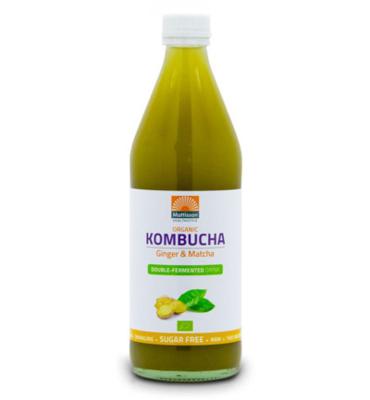 Mattisson HealthStyle Kombucha Ginger & Matcha Drink