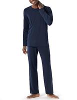 Schiesser Schiesser Pyjama Long dark blue 178116 56/XXL - thumbnail