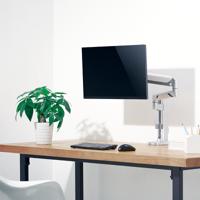 LogiLink BP0087 flat panel bureau steun 81,3 cm (32 ) Klem Zilver - thumbnail