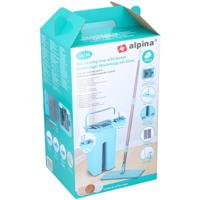 Alpina Platte Mop met Emmer Lichtblauw - thumbnail