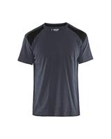 Blåkläder T-Shirt bicolour 33791042 | Donkergrijs/Zwart | Maat M - 7330509604502 - thumbnail