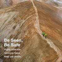 Osprey Hi-Vis Raincover XS Regenhoes Mars Orange 10-25L - thumbnail