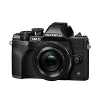 Olympus OM-D E-M10 Mark IV Micro Four-Thirds-systeemcamera-kit, 20 MP sensor, 5-assige beeldstabilisatie, krachtige AF, wifi, zwart incl. M.Zuiko Digital ED 14-42 mm F3.5-5.6 EZ Pancake zwart - thumbnail