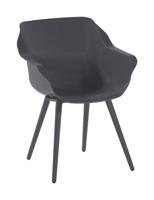 Hartman Tuinstoel 'Sophie Studio' met armleuning, kleur Antraciet - thumbnail