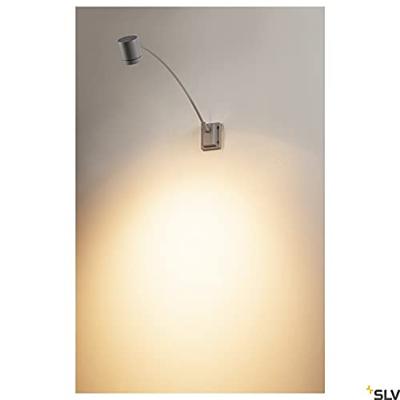 SLV GevelspotNew Myra Display Curved reclame zilvergrijs - 233134