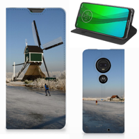Motorola Moto G7 | G7 Plus Book Cover Schaatsers - thumbnail