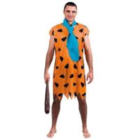 verkleedpak Fred heren polyester oranje maat XL - thumbnail