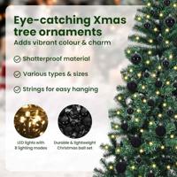 VidaXL Kunstmatig voorverlicht kerstboom groen 150 cm pvc en metaal - thumbnail