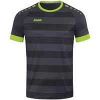 JAKO 4214 Shirt Celtic Melange Km - Antraciet/Lemon - S - thumbnail