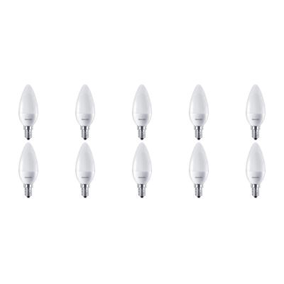 Philips CorePro LED Kaarslamp 7W E14 - Warm Wit 2700K - 10 Stuks
