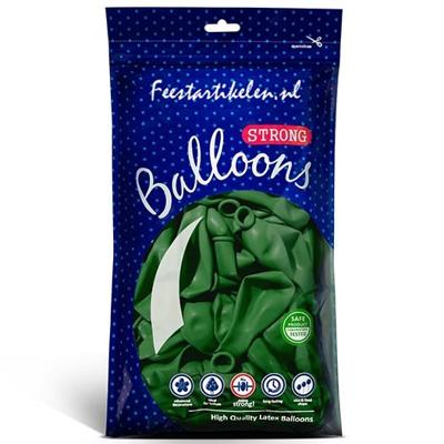 Ballonnen donkergroen 100 stuks Ballonnen donkergroen 100 stuks
