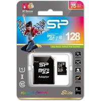 Silicon Power Micro SDHC Card Elite 128GB met Adapter - thumbnail