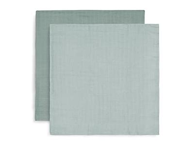 Jollein bamboe multidoek large - set van 2 115x115 cm groen Jollein bamboe multidoek large - set van 2 115x115 cm groen