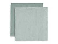 Jollein bamboe multidoek large - set van 2 115x115 cm groen - thumbnail