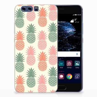 Huawei P10 Plus | Siliconen Case | Ananas