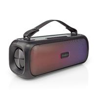 Nedis SPBB316BK Bluetooth® Party Boombox 4.5 Hrs 2 30 W Media Afspeelmogelijkheden: Aux / Usb Ipx5 Koppelbaar Handgreep Feestverlichting Zwart - thumbnail