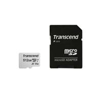 Transcend Premium 300S microSDXC-kaart 512 GB Class 10, UHS-I, UHS-Class 3, v30 Video Speed Class, A1 Application Performance Class Incl. SD-adapter - thumbnail