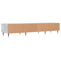 Tv-meubel 150x36x30 cm bewerkt hout betongrijs - thumbnail
