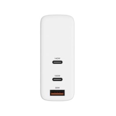 Hyper HyperJuice 3-port GaN travel oplader (140W) - White