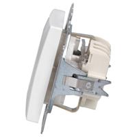 Busch-Jaeger 20 EUC-914 Wandcontactdoos met randaarde Inzetstuk Busch-balance SI Alpine-wit 1 stuk(s) - thumbnail