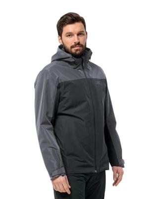 Jack wolfskin Taubenberg 3 in 1 jas Heren Phantom 4XL