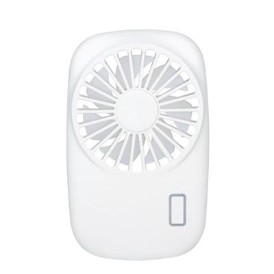 Draagbare hand held USB oplaadbare mini ventilator (wit)