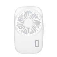Draagbare hand held USB oplaadbare mini ventilator (wit) - thumbnail