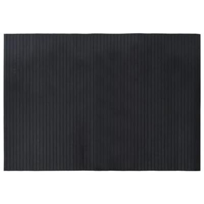 VidaXL Vloerkleed rechthoekig 70x100 cm bamboe zwart VidaXL Vloerkleed rechthoekig 70x100 cm bamboe zwart