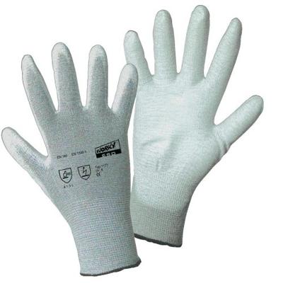 Leipold Doehle ESD Nylon/Carbon-PU 1171 Werkhandschoen Nylon Maat (handschoen): 11, XXL EN 388, EN 511 Cat II 1 paar