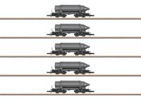 Märklin 82092 Z 5-delige set Carbid-flessenwagen van SKW Trostberg AG - thumbnail