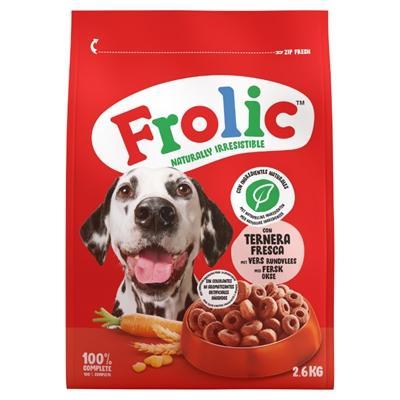 Frolic met rund hondenvoer 2 x 2,6 kg