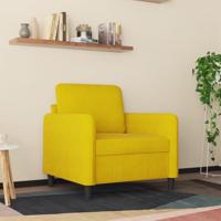 Fauteuil 60 cm fluweel geel - thumbnail