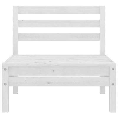 3-delige Loungeset massief grenenhout wit 3-delige Loungeset massief grenenhout wit