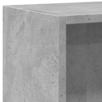 Boekenkast 60x24x74,5 cm spaanplaat betongrijs - thumbnail