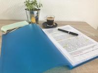 OXFORD Polyvision personaliseerbare presentatiealbum, formaat A4, uit PP, 20 tassen, blauw - thumbnail