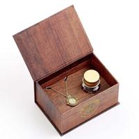 Harry Potter: Hermoine Potions Time Turner Necklace and Earrings Gift Set (Golden Tone) - thumbnail