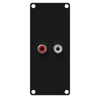 Caymon CASY132/B 2x RCA naar 2x 3pins terminal block module voor CASY-chassis - thumbnail