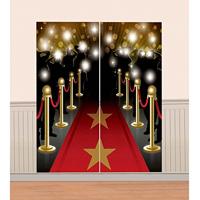 Amscan Wanddecoratie hollywood scene 165 cm 2-delig | 24 stuks - thumbnail