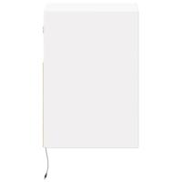 Tv-wandmeubels 2 st met LED-verlichting 41x31x45 cm wit - thumbnail