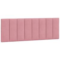 Bed met matras fluweel roze 140x200 cm - thumbnail