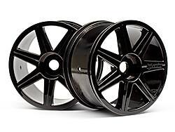 7 spoke black chrome trophy truggy wheel